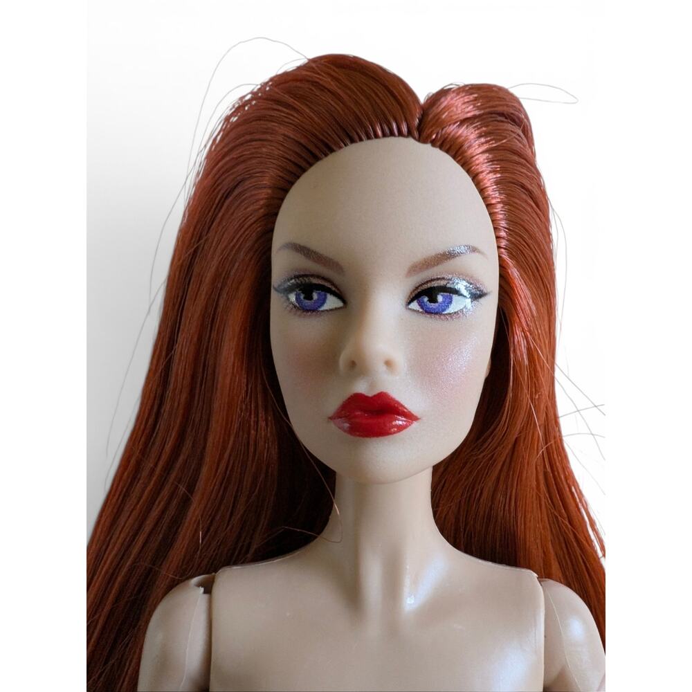 Xian Xian Fashion Doll 1/6 Scale Doll Movable Joints Articulated Red Hair 4
